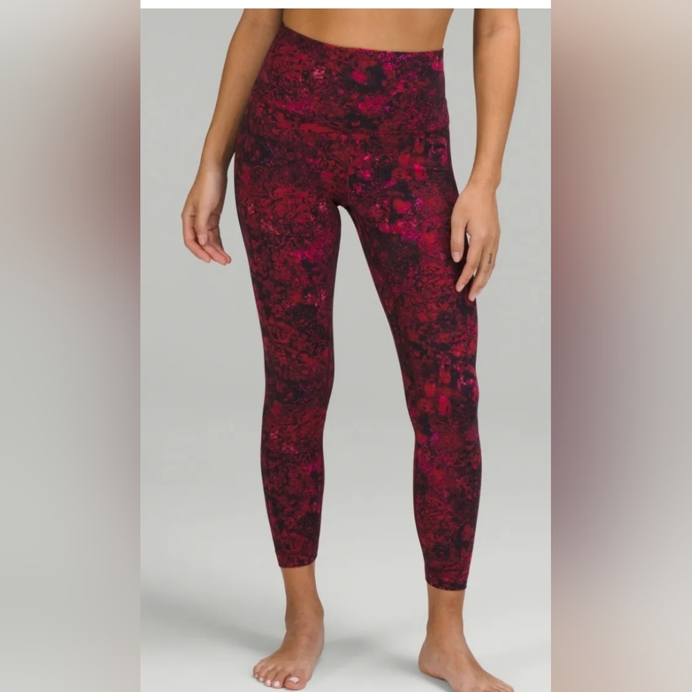 Lululemon Align High-Rise Crop 23 - FLORAL EDITION ESPECIAL ‎ Multi Size 8
